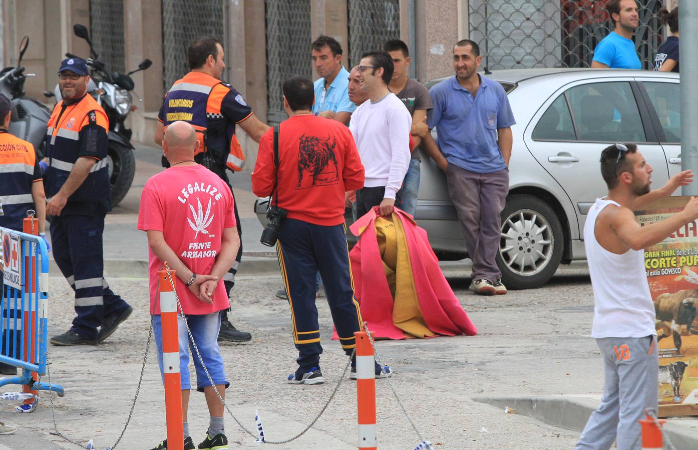 Segundo encierro de las fiestas de Cuéllar (Segovia)