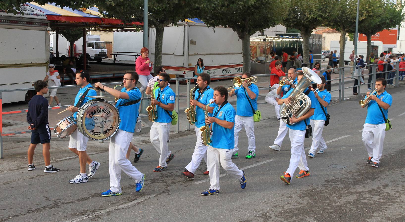 Segundo encierro de las fiestas de Cuéllar (Segovia)