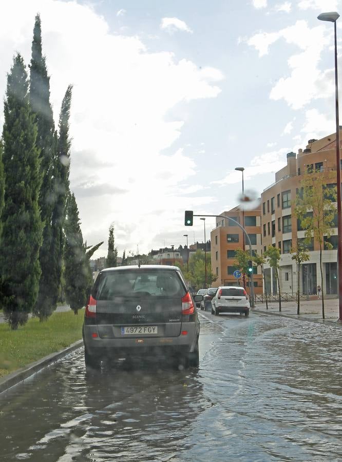 Intensa tormenta caída en Valladolid