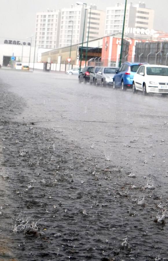 Intensa tormenta caída en Valladolid