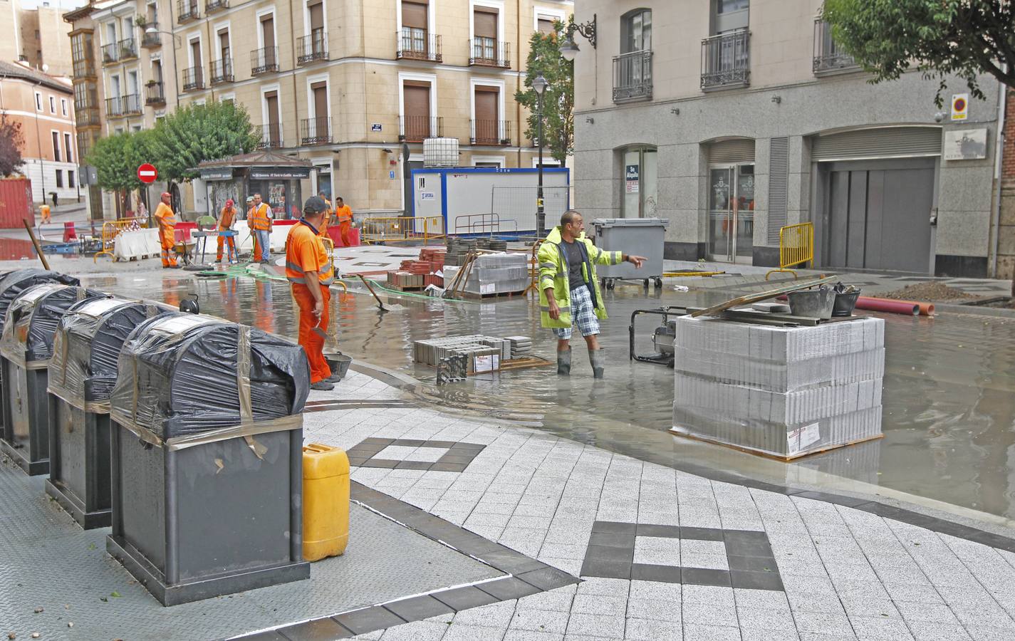 Intensa tormenta caída en Valladolid