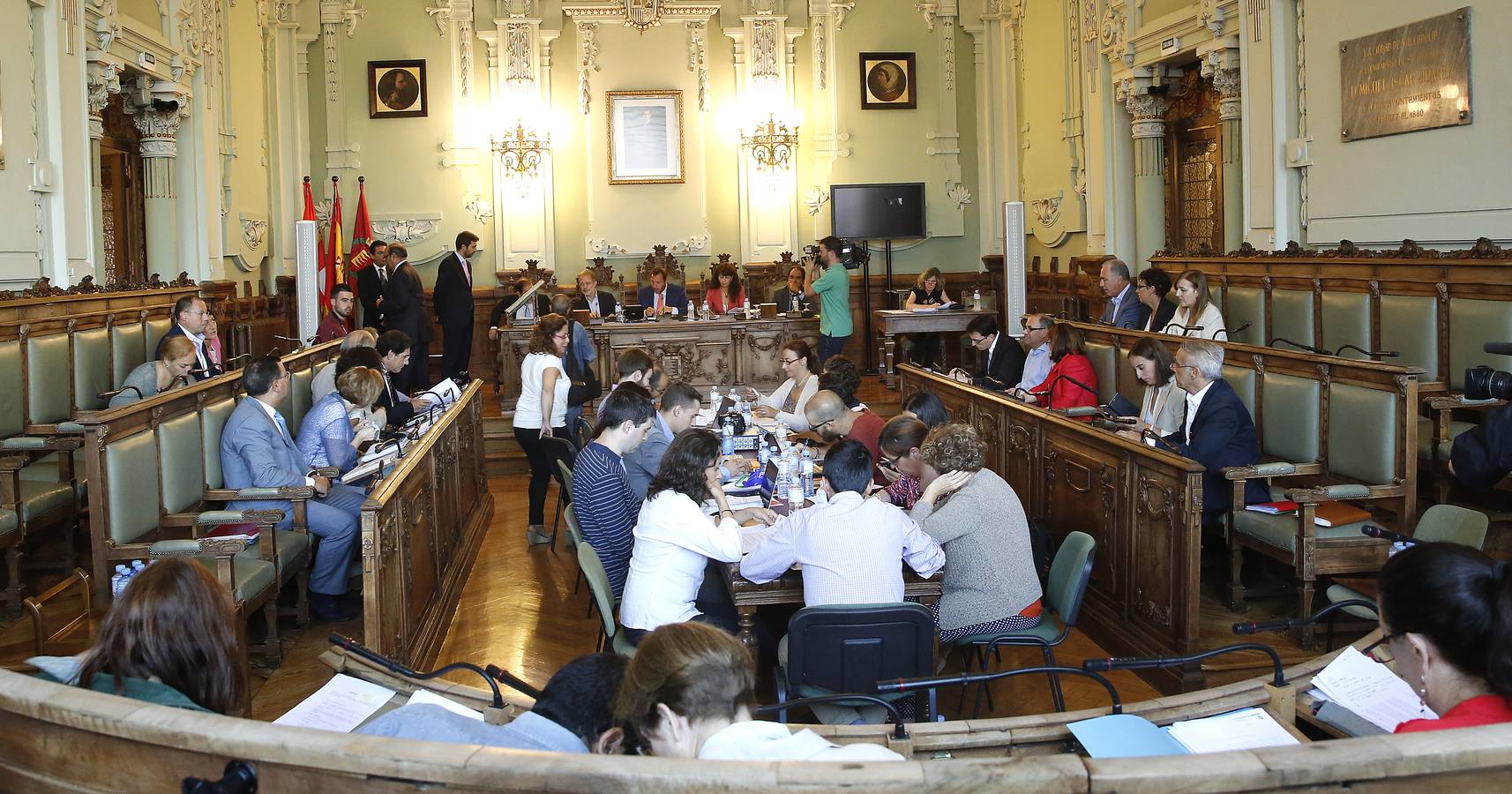 Pleno en el Ayuntamiento de Valladolid