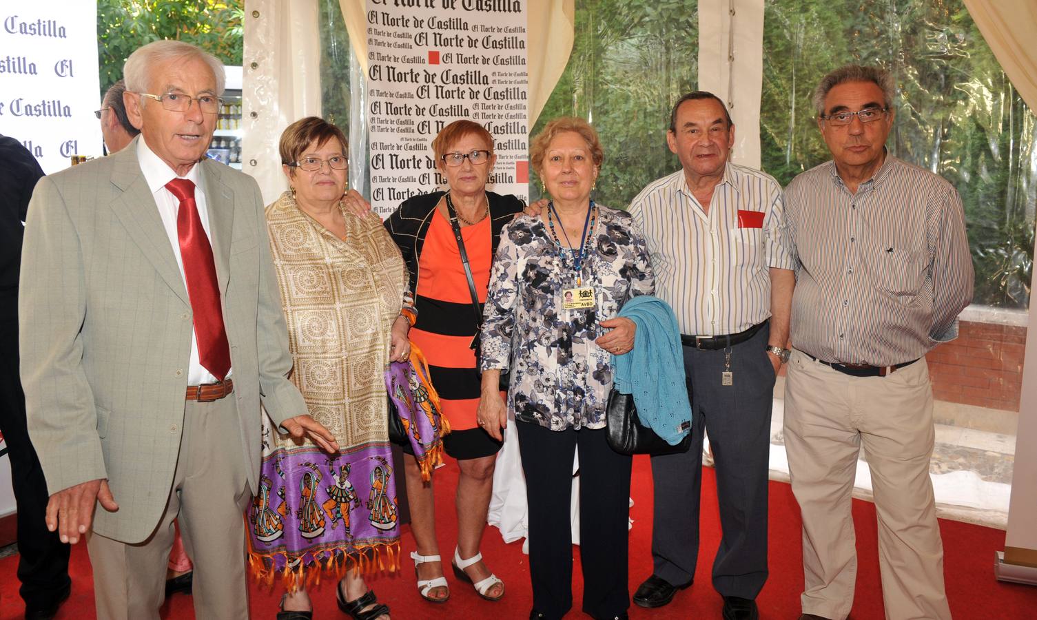 Fabián Pascual, Mari Cruz Retuerto, Julia Mateos, Mercedes Valle, José Luis Castaño y Pedro del Cueto, de la Asociación de Vecinos Barrio Delicias.