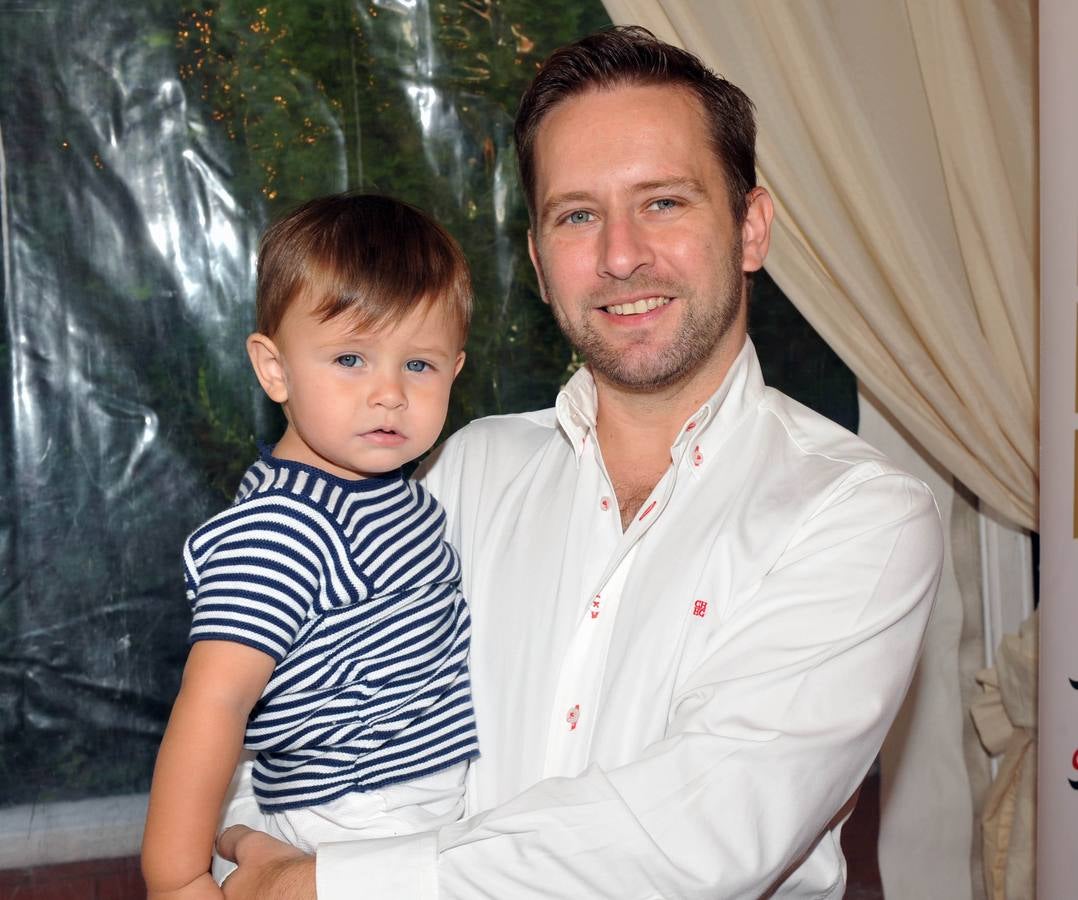 Jesús Luque (Pastelerías La Otana), con su hijo Álvaro.