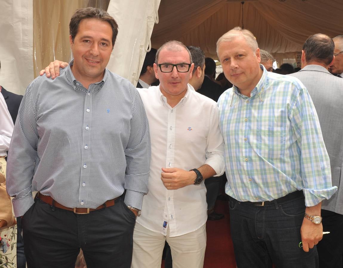 Mariano Llorente (Segopi) compartió charla con Alberto Guerrero y Luis Jaramillo, de la Cadena Cope.