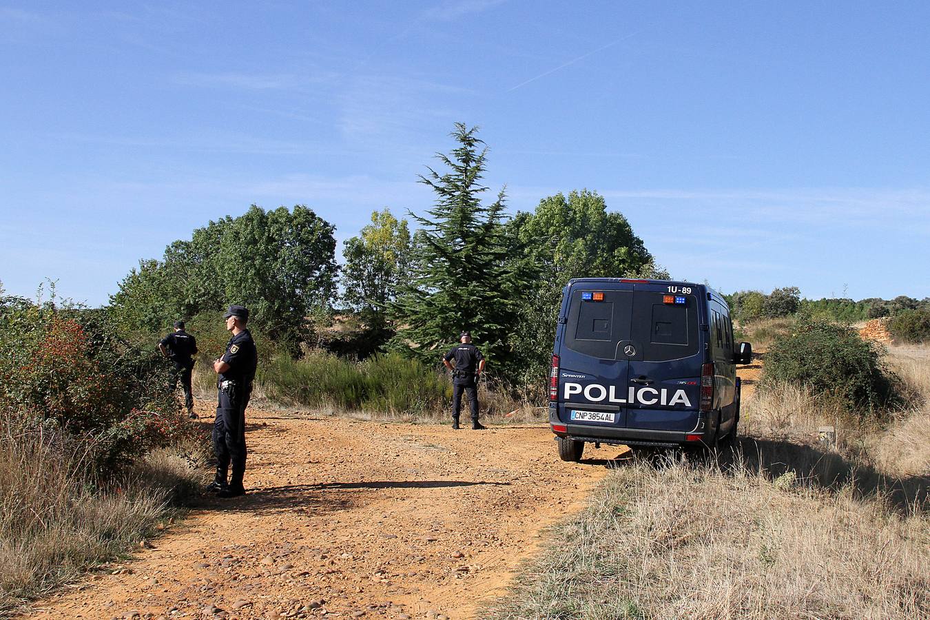 Un amplio dispositivo policial busca alrededor de Astorga pistas sobre la peregrina desaparecida