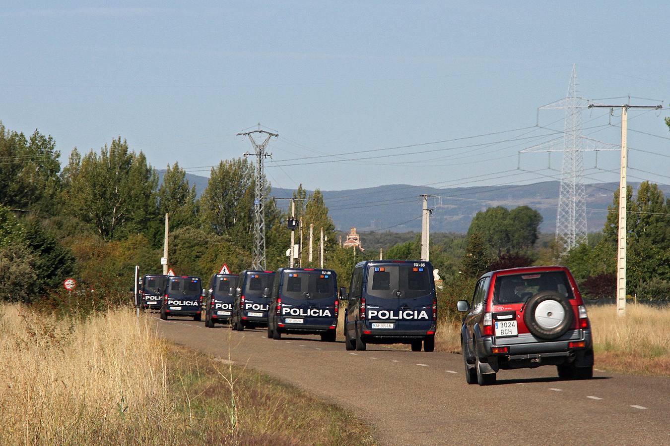 Un amplio dispositivo policial busca alrededor de Astorga pistas sobre la peregrina desaparecida