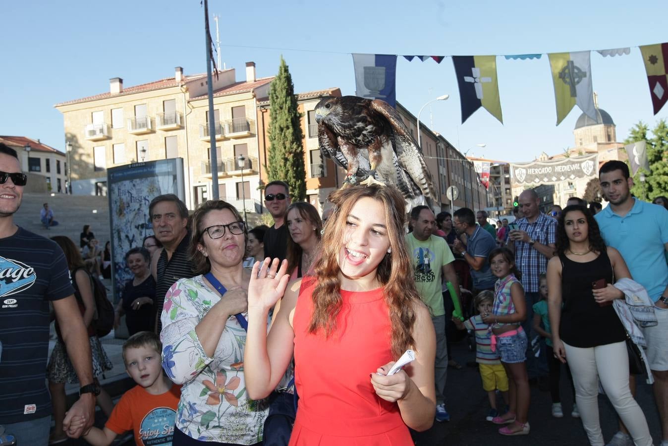 Inauguración del Mercado Medieval de Salamanca en la zona de La Vaguada