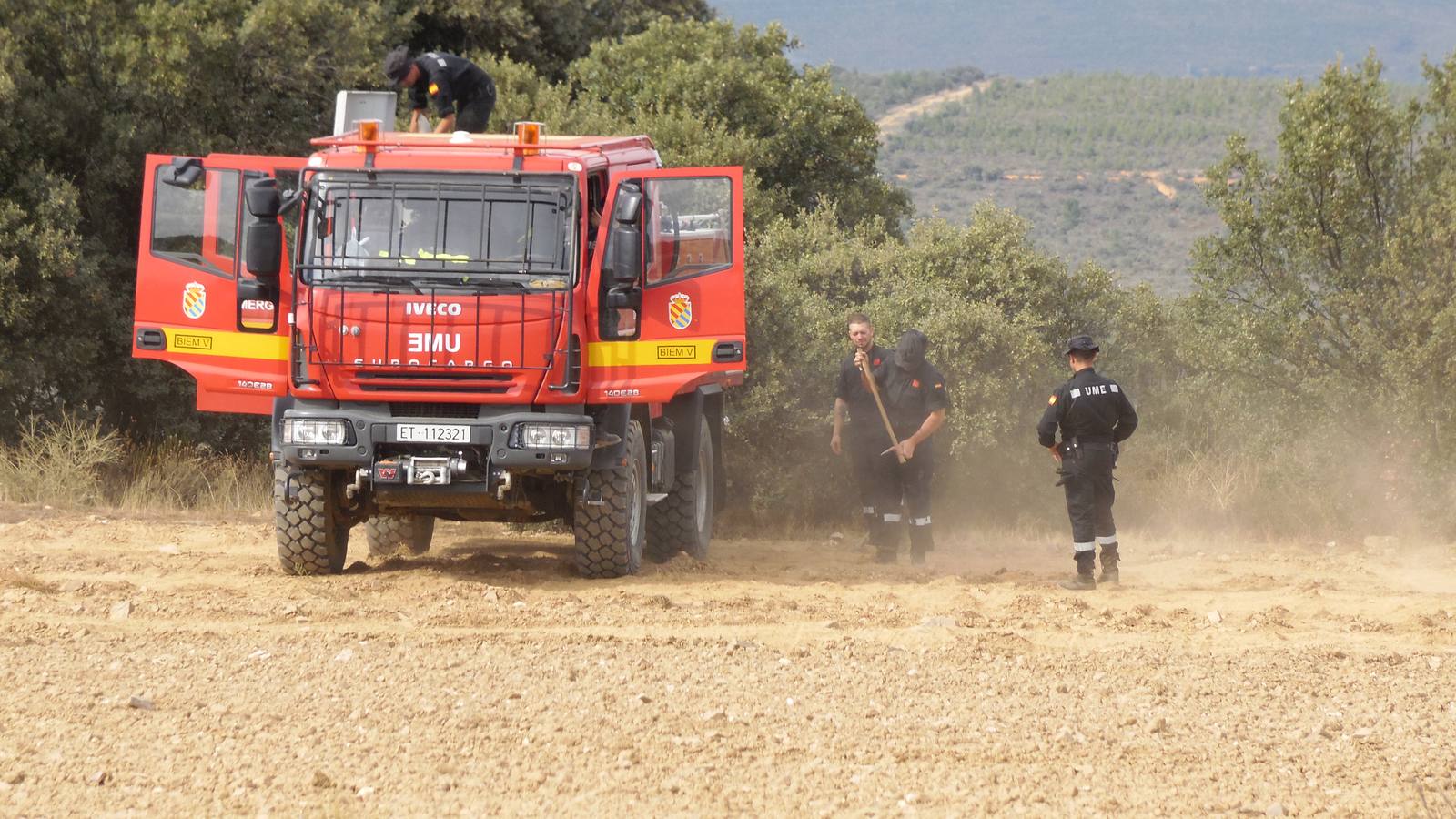 Los trabajos de búsqueda de la peregrina se suspenden de forma temporal tras la detención del sospechoso