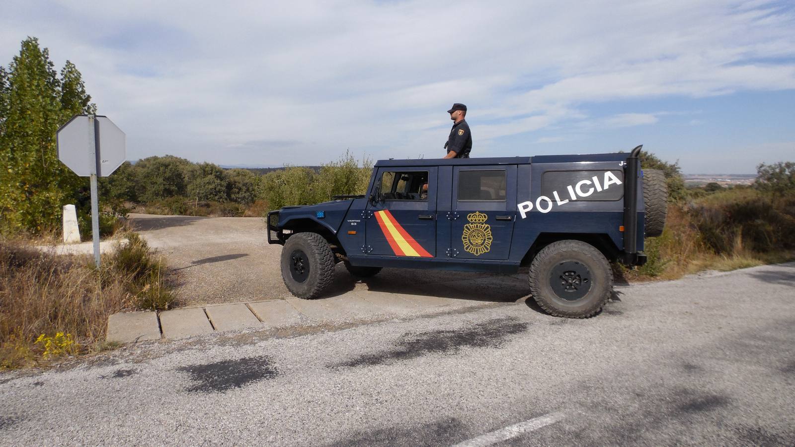 Los trabajos de búsqueda de la peregrina se suspenden de forma temporal tras la detención del sospechoso