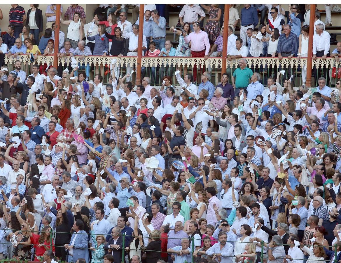 Asistentes a la corrida de toros del viernes 11 de septiembre en Valladolid