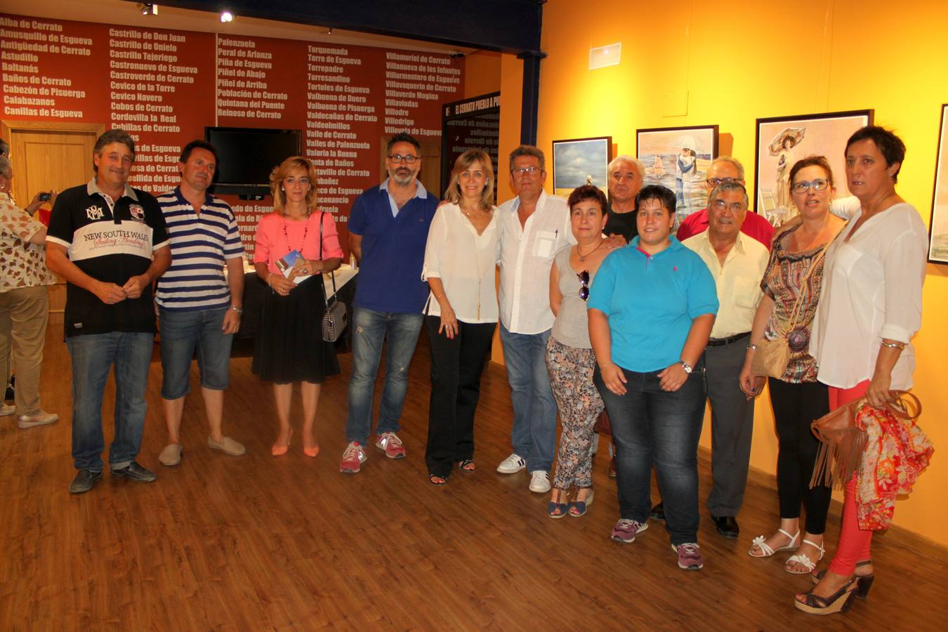 El pintor Antonio Varas expone su obra en el Museo del Cerrato Castellano de Baltanás (Palencia)