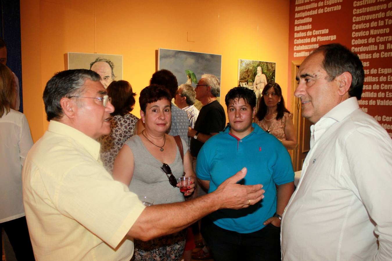 El pintor Antonio Varas expone su obra en el Museo del Cerrato Castellano de Baltanás (Palencia)