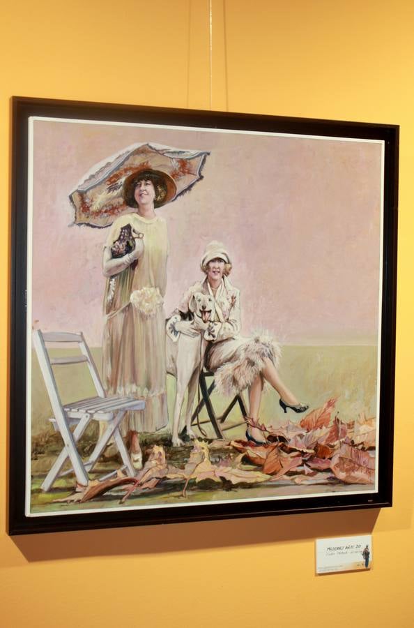 El pintor Antonio Varas expone su obra en el Museo del Cerrato Castellano de Baltanás (Palencia)