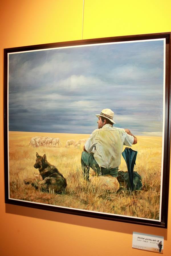 El pintor Antonio Varas expone su obra en el Museo del Cerrato Castellano de Baltanás (Palencia)
