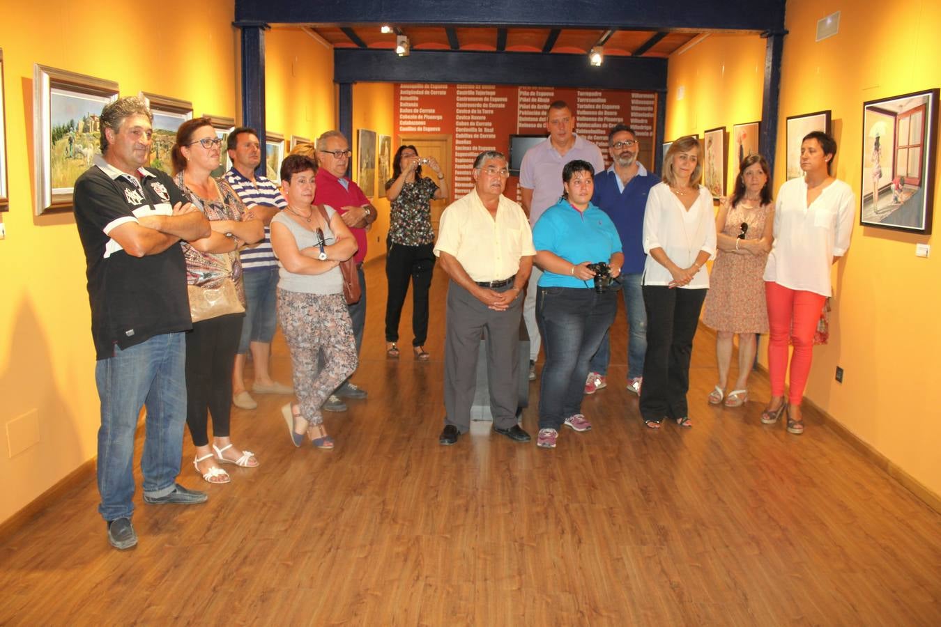 El pintor Antonio Varas expone su obra en el Museo del Cerrato Castellano de Baltanás (Palencia)