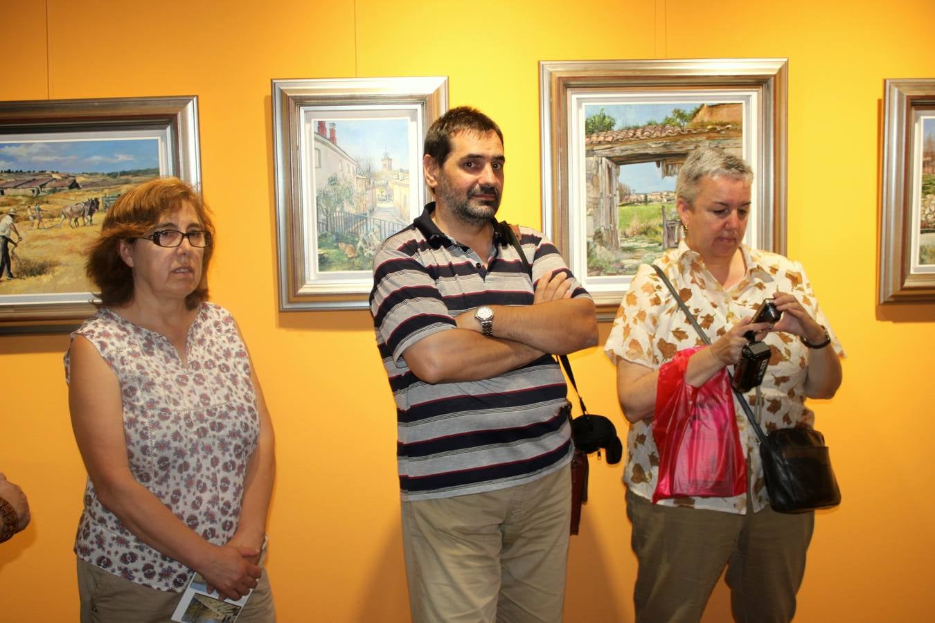 El pintor Antonio Varas expone su obra en el Museo del Cerrato Castellano de Baltanás (Palencia)