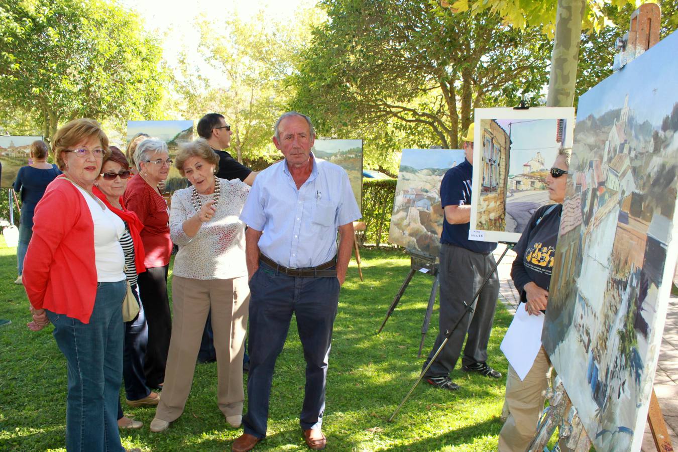 I concurso de pintura rápida en Hontoria de Cerrato