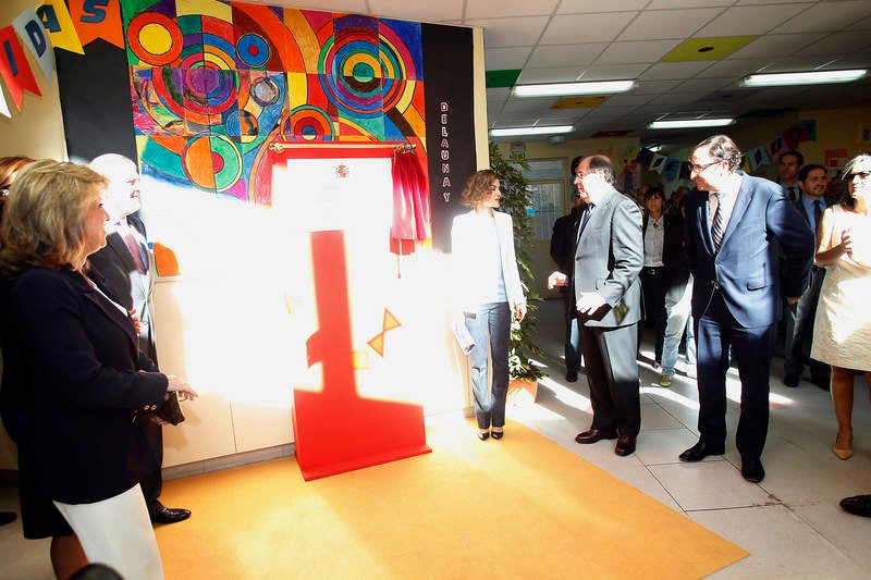 La reina Letizia inaugura el curso escolar en el colegio público Marqués de Santillana de Palencia (1/2)