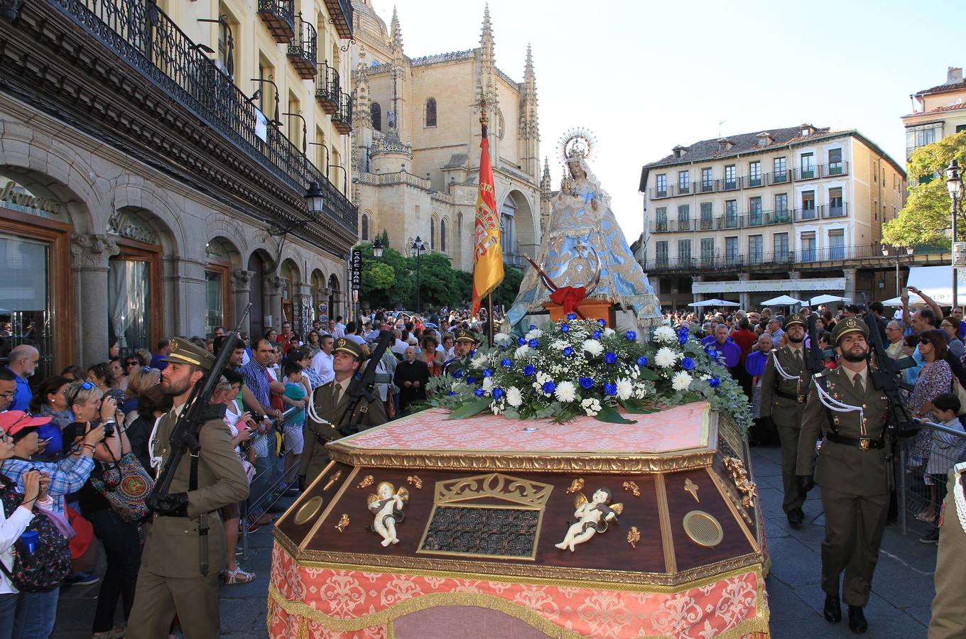 La Virgen de la Fuencisla regresa a su santuario