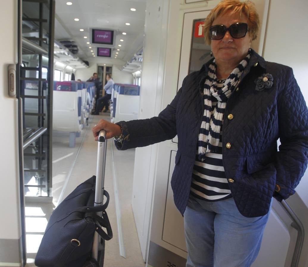 Primer viaje comercial del Ave León-Madrid