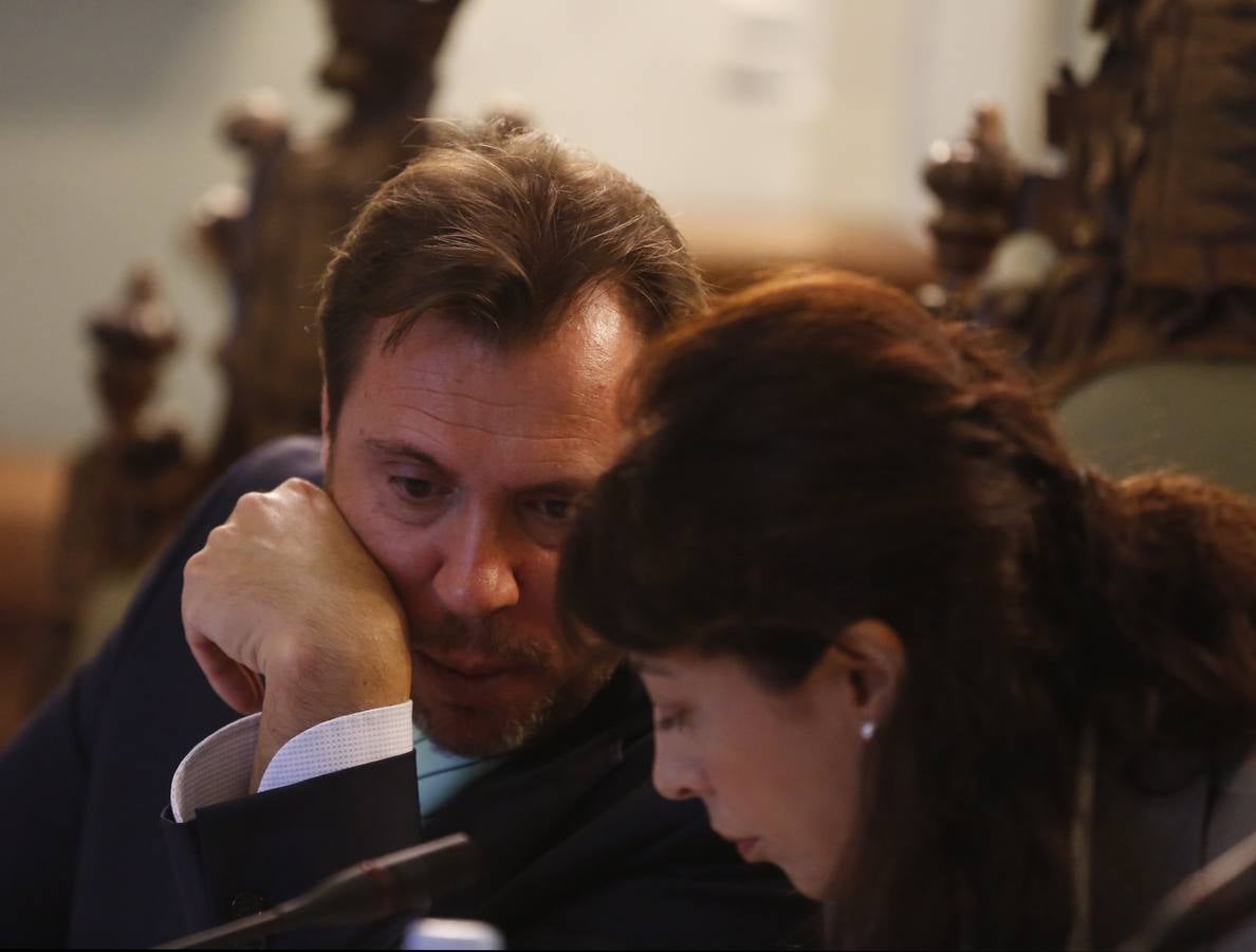 Pleno en el Ayuntamiento de Valladolid