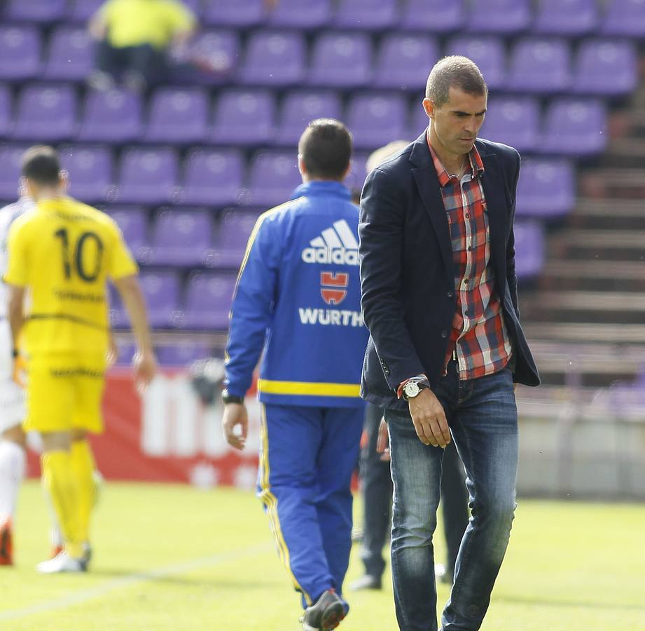 11.10.15 En el partido del Real Valladolid ante el Real Oviedo celebrado en el estadio José Zorrilla.