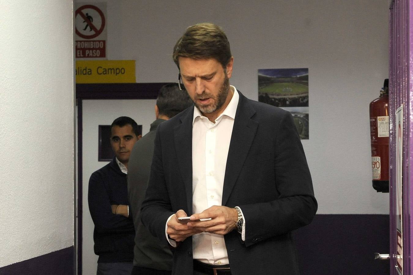 El entrenador del Real Valladolid, Gaizka Garitano, se despide tras su destitución