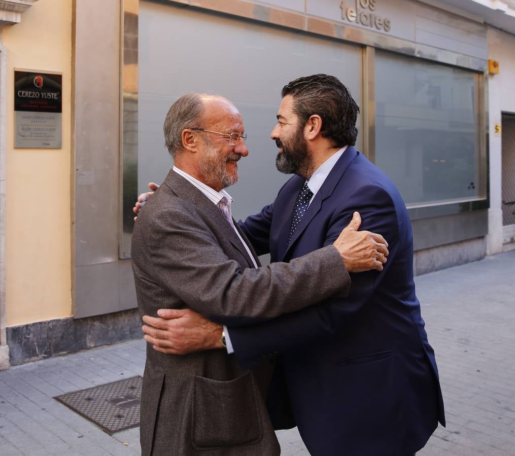 Javier León de la Riva comparece tras conocer la sentencia que ratifica su condena por un delito de desobediencia