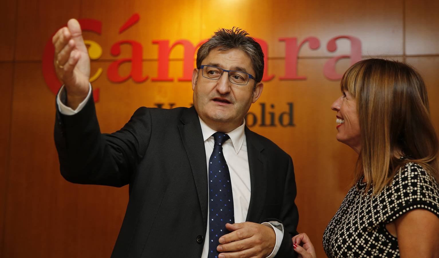 Conferencia de Óscar Campillo en la Cámara de Comercio de Valladolid