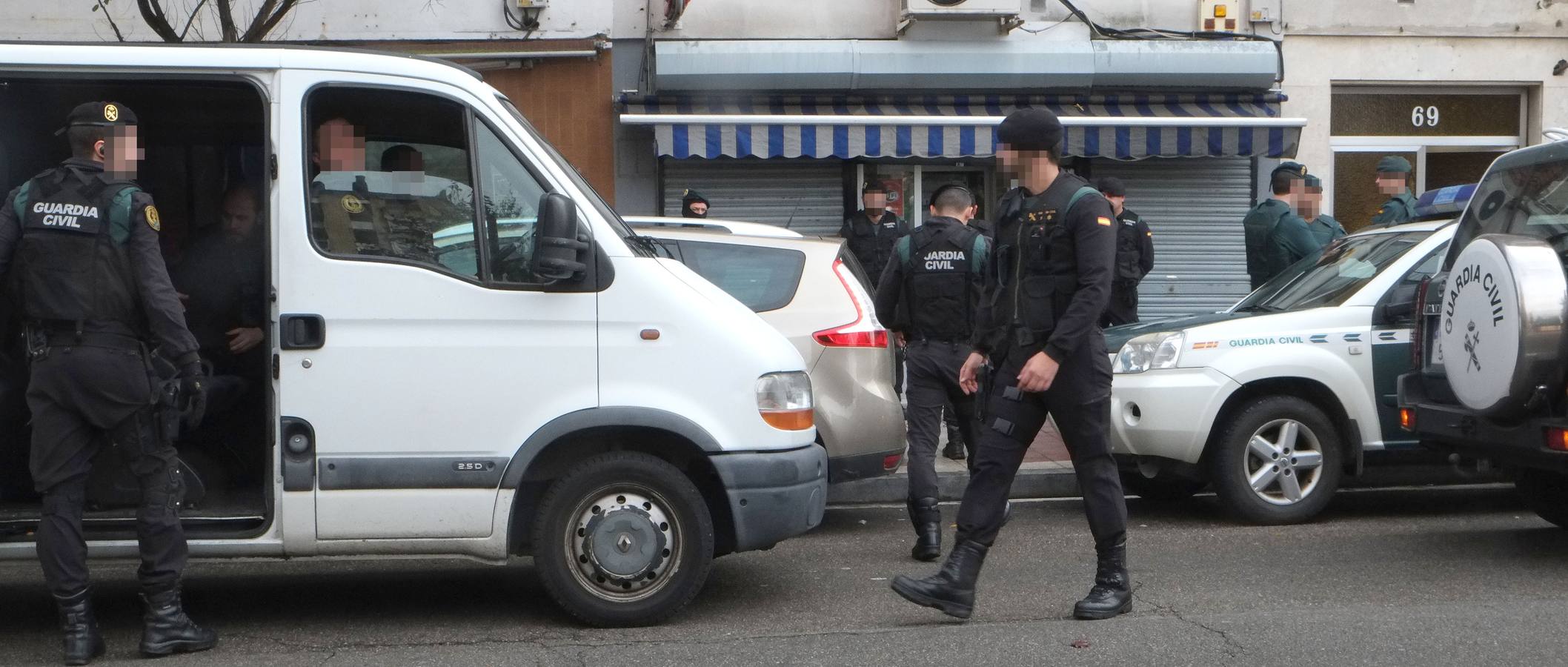 Operación contra el tráfico de drogas en Valladolid (1/2)