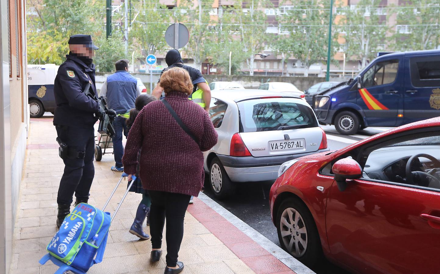 Operación contra el tráfico de drogas en Valladolid (1/2)