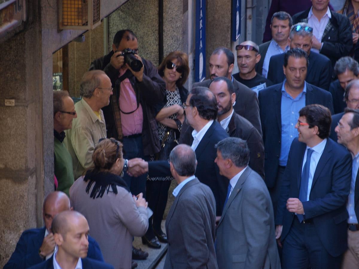 Mariano Rajoy participa en un acto organizado por el PP en Béjar (Salamanca) (2/4)