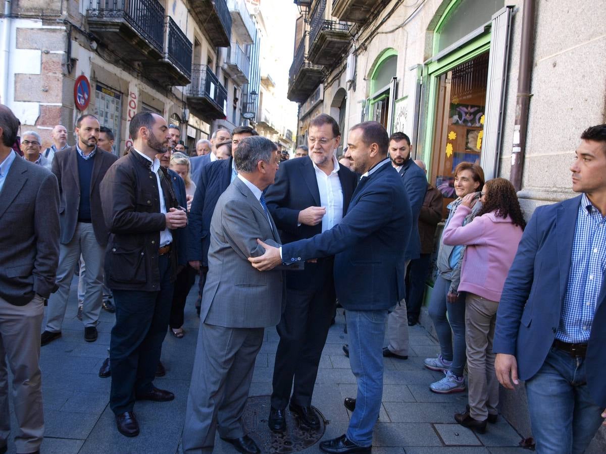 Mariano Rajoy participa en un acto organizado por el PP en Béjar (Salamanca) (2/4)