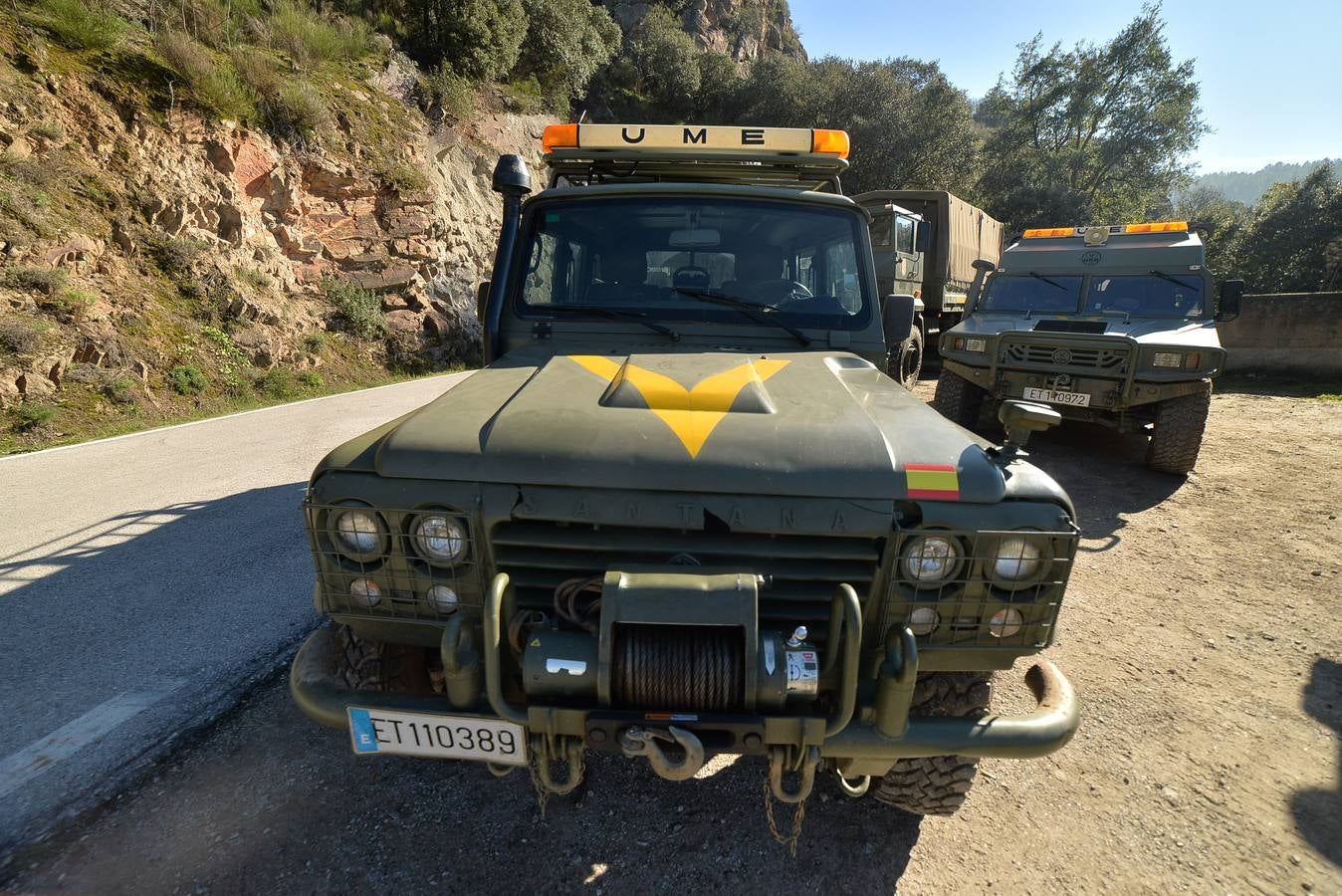 La Unidad Militar de Emergencias (UME) despliega sus &#039;armas&#039; en el Bierzo