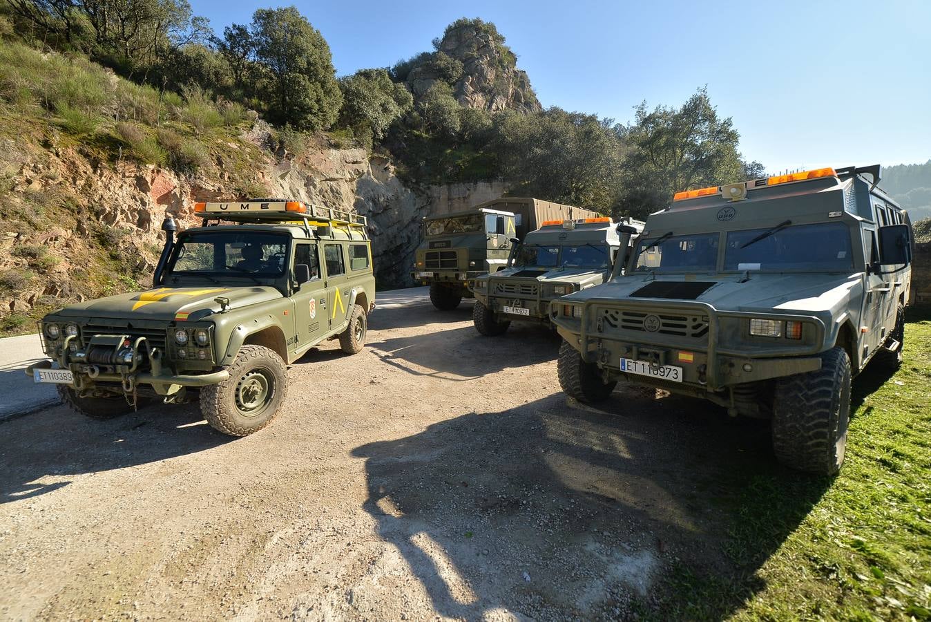 La Unidad Militar de Emergencias (UME) despliega sus &#039;armas&#039; en el Bierzo