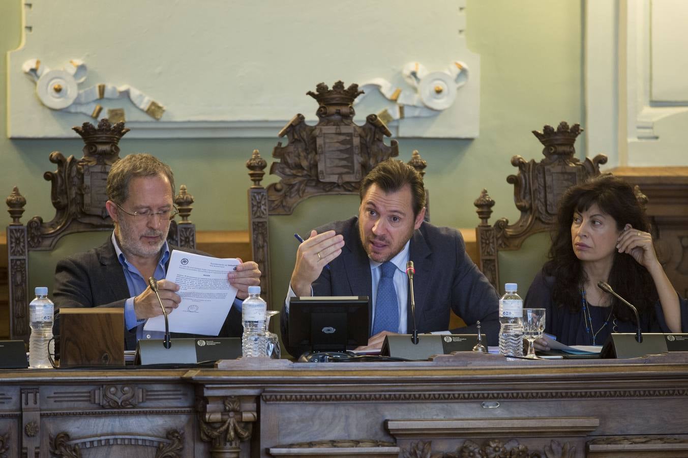 Pleno en el Ayuntamiento de Valladolid