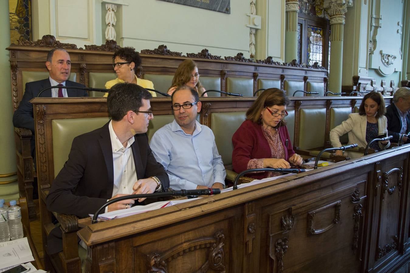 Pleno en el Ayuntamiento de Valladolid