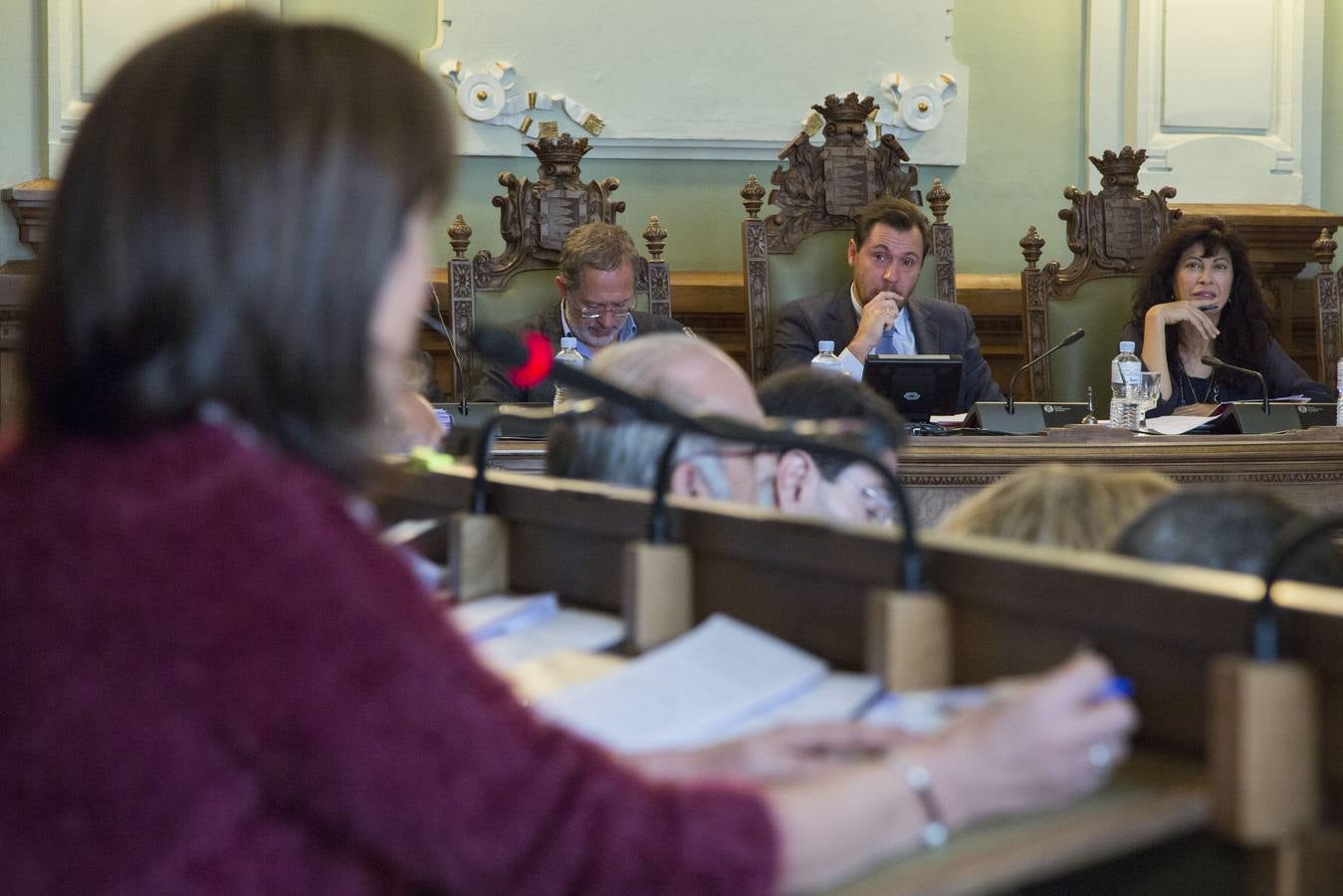 Pleno en el Ayuntamiento de Valladolid