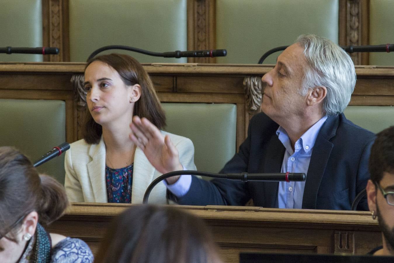 Pleno en el Ayuntamiento de Valladolid