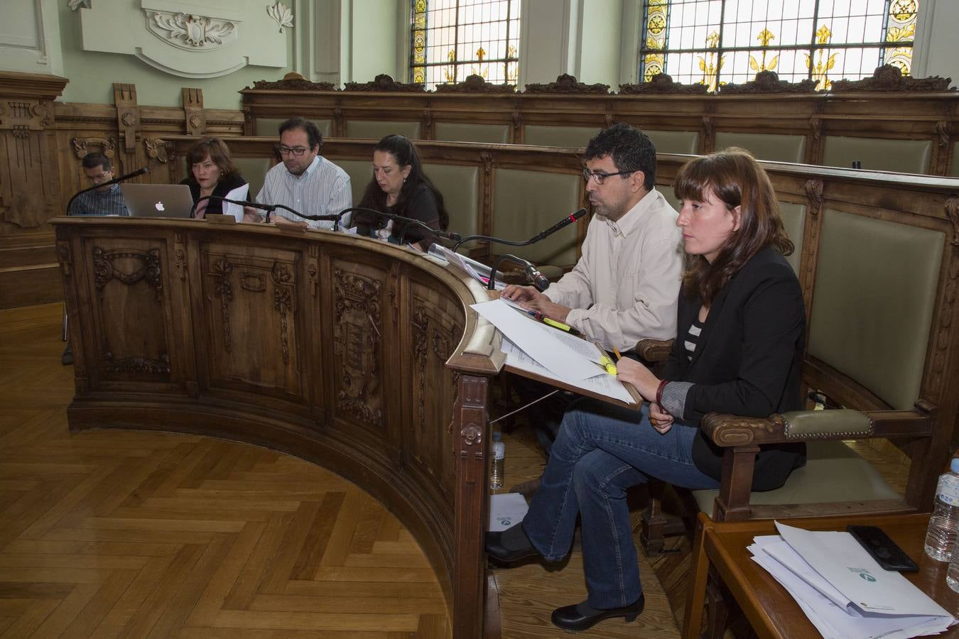 Pleno en el Ayuntamiento de Valladolid