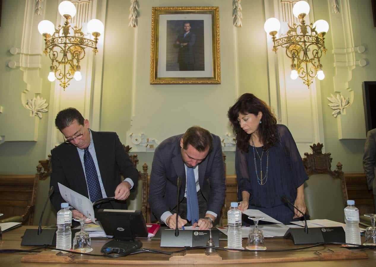 Pleno en el Ayuntamiento de Valladolid