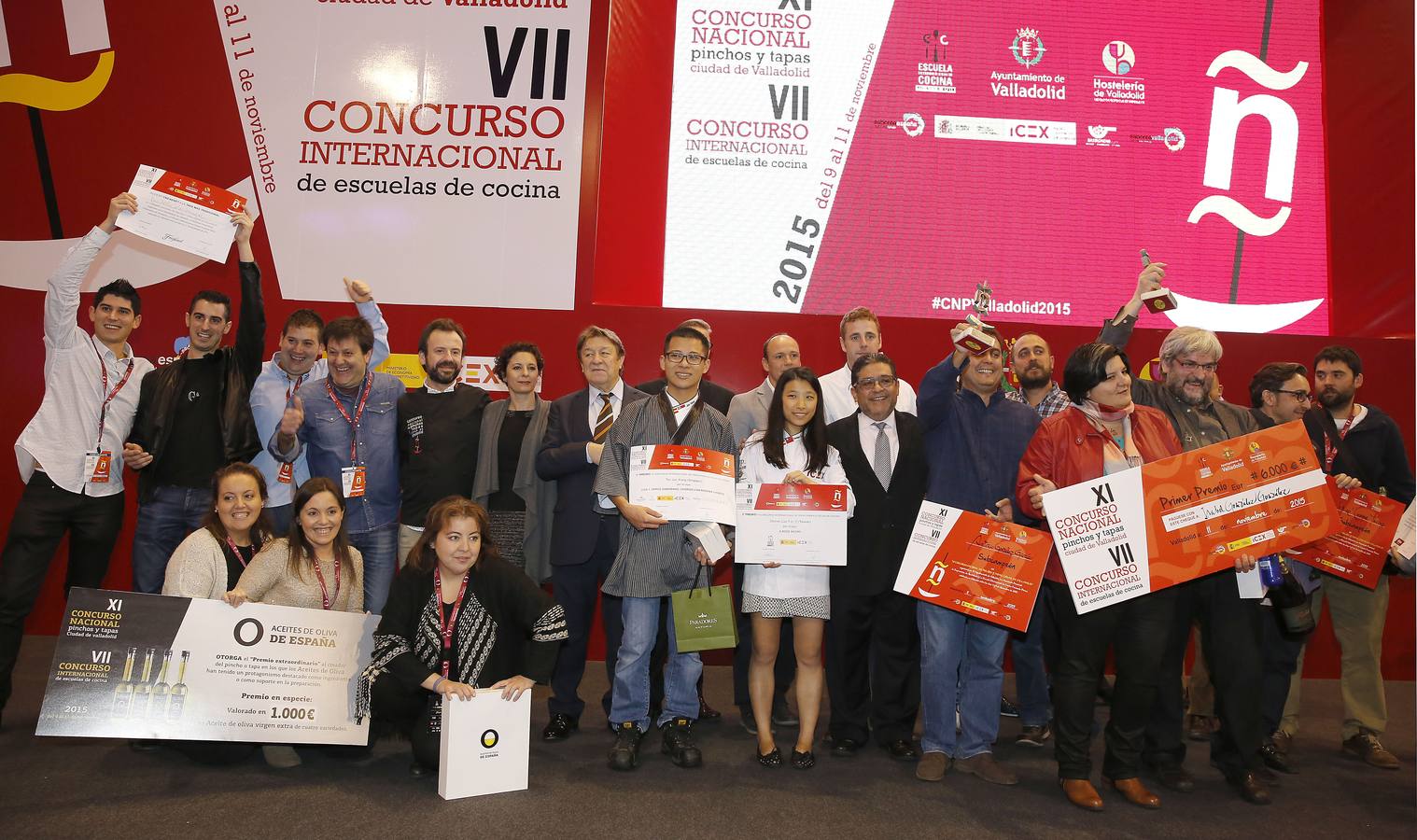 Entrega de premios del XI Concurso Nacional de Pinchos de Valladolid