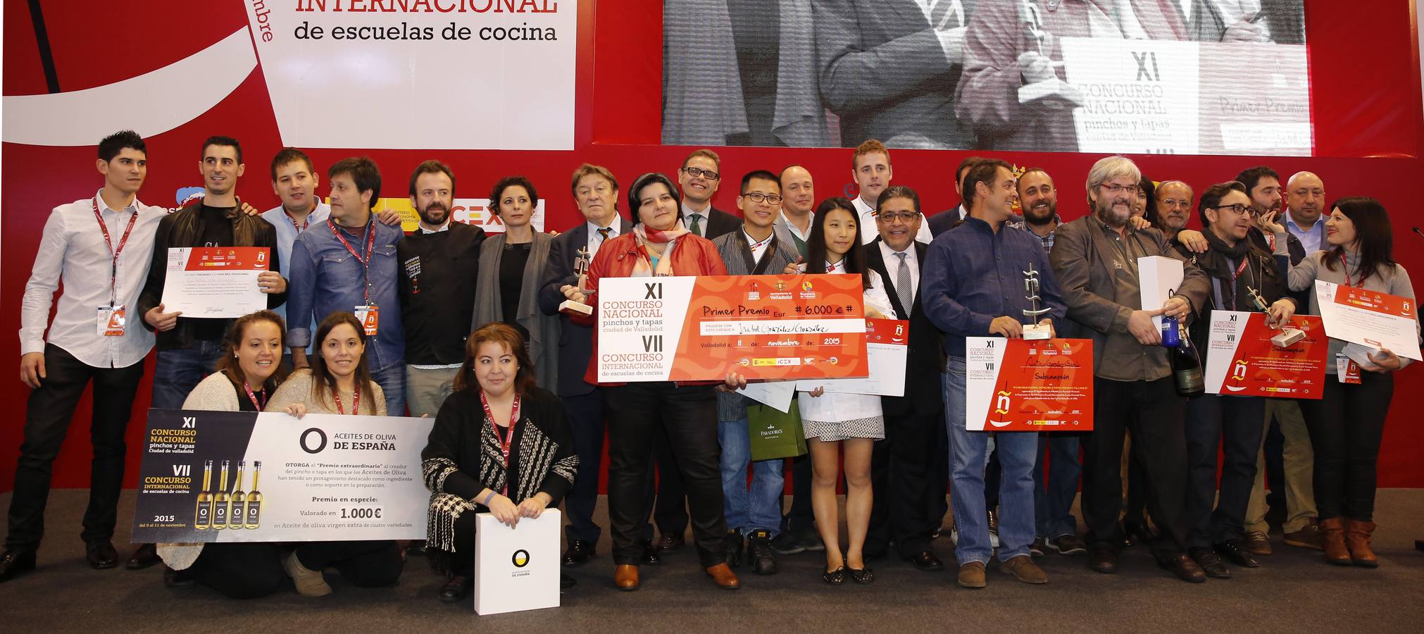 Entrega de premios del XI Concurso Nacional de Pinchos de Valladolid