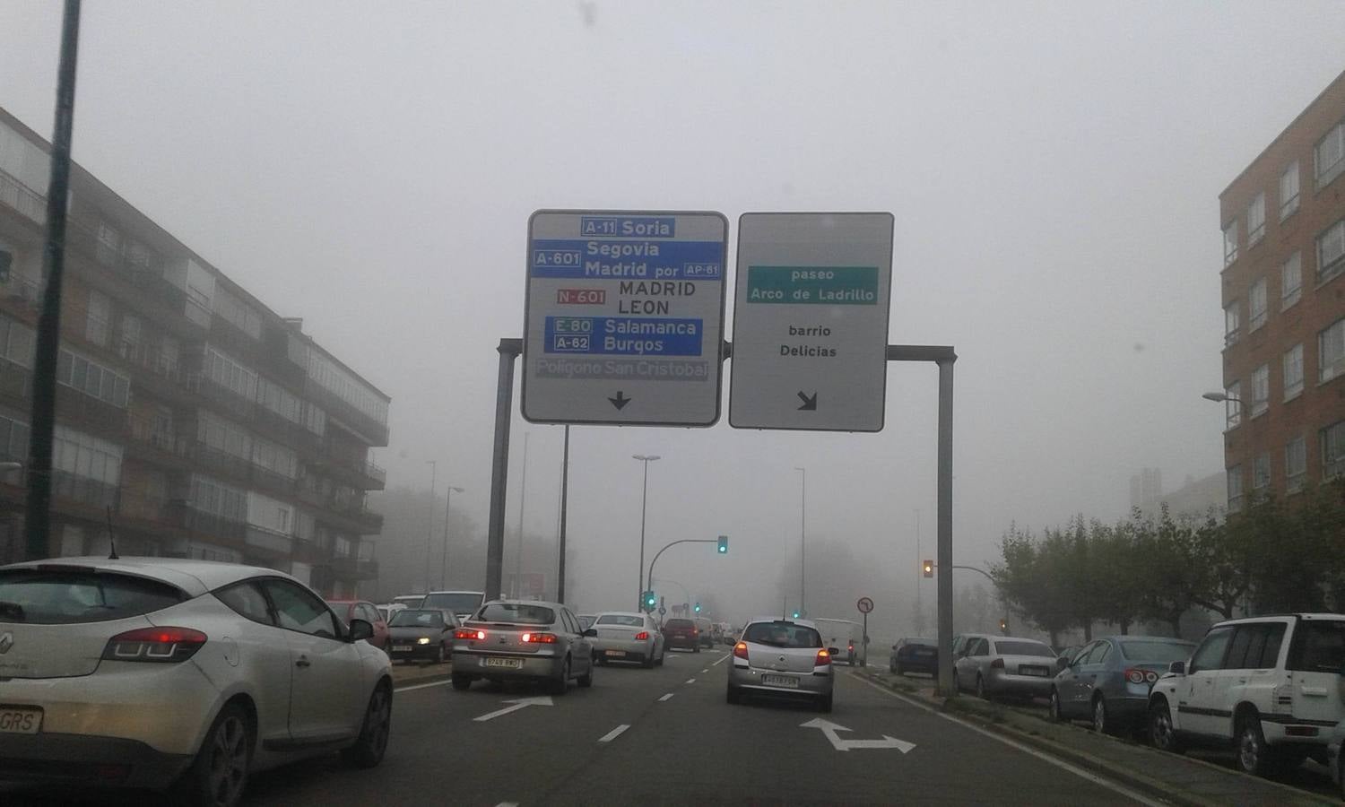 Niebla en Valladolid