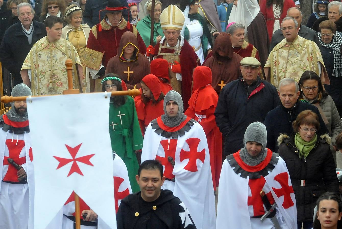 Recreación histórica del encuentro en Fresno (Valladolid) de Doña Urraca con el comendador