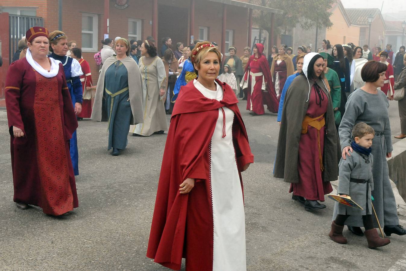 Recreación histórica del encuentro en Fresno (Valladolid) de Doña Urraca con el comendador