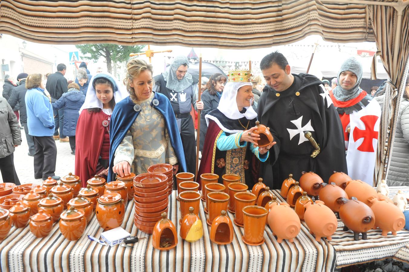 Recreación histórica del encuentro en Fresno (Valladolid) de Doña Urraca con el comendador