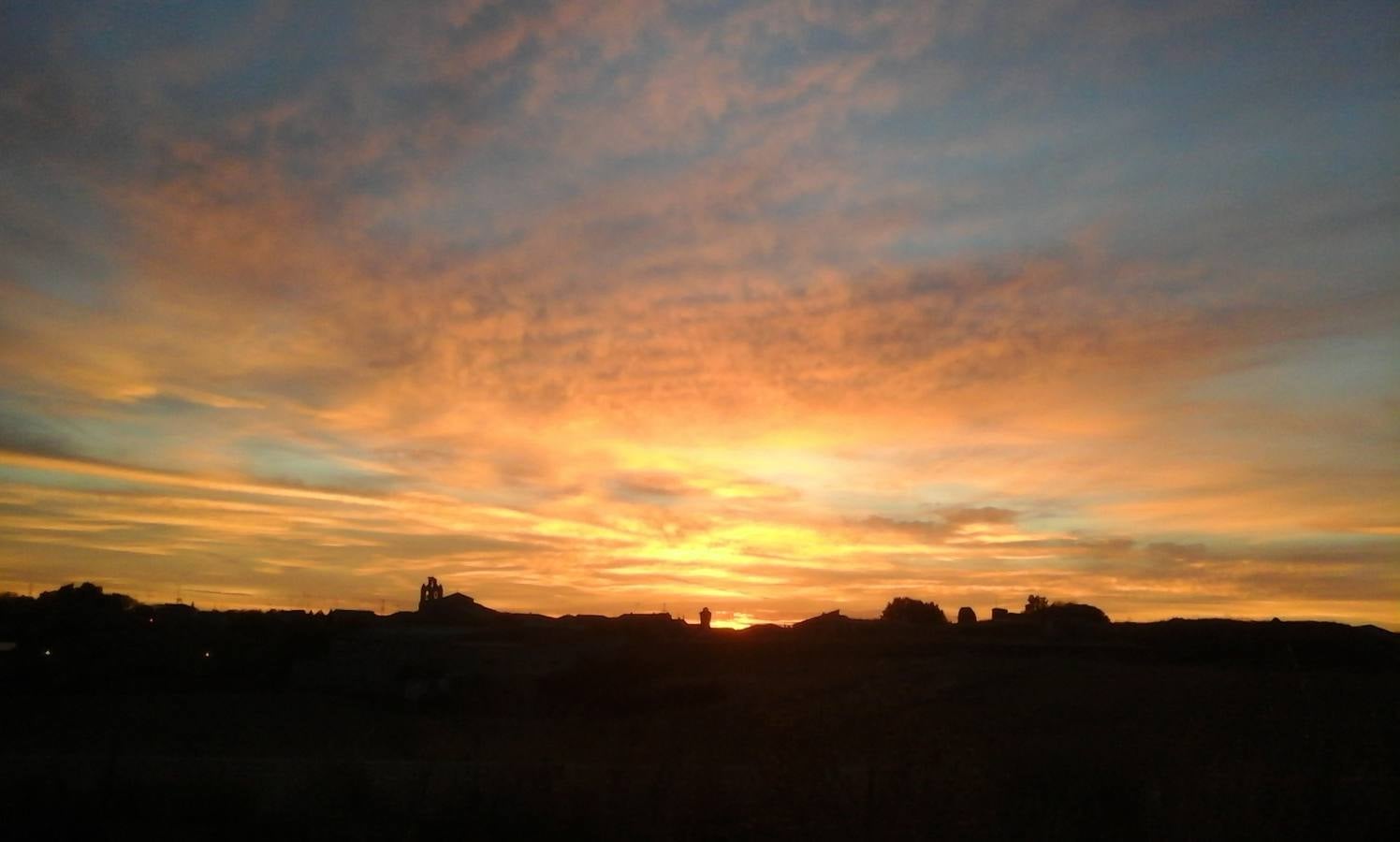 Atardecer en Moral de la Reina.