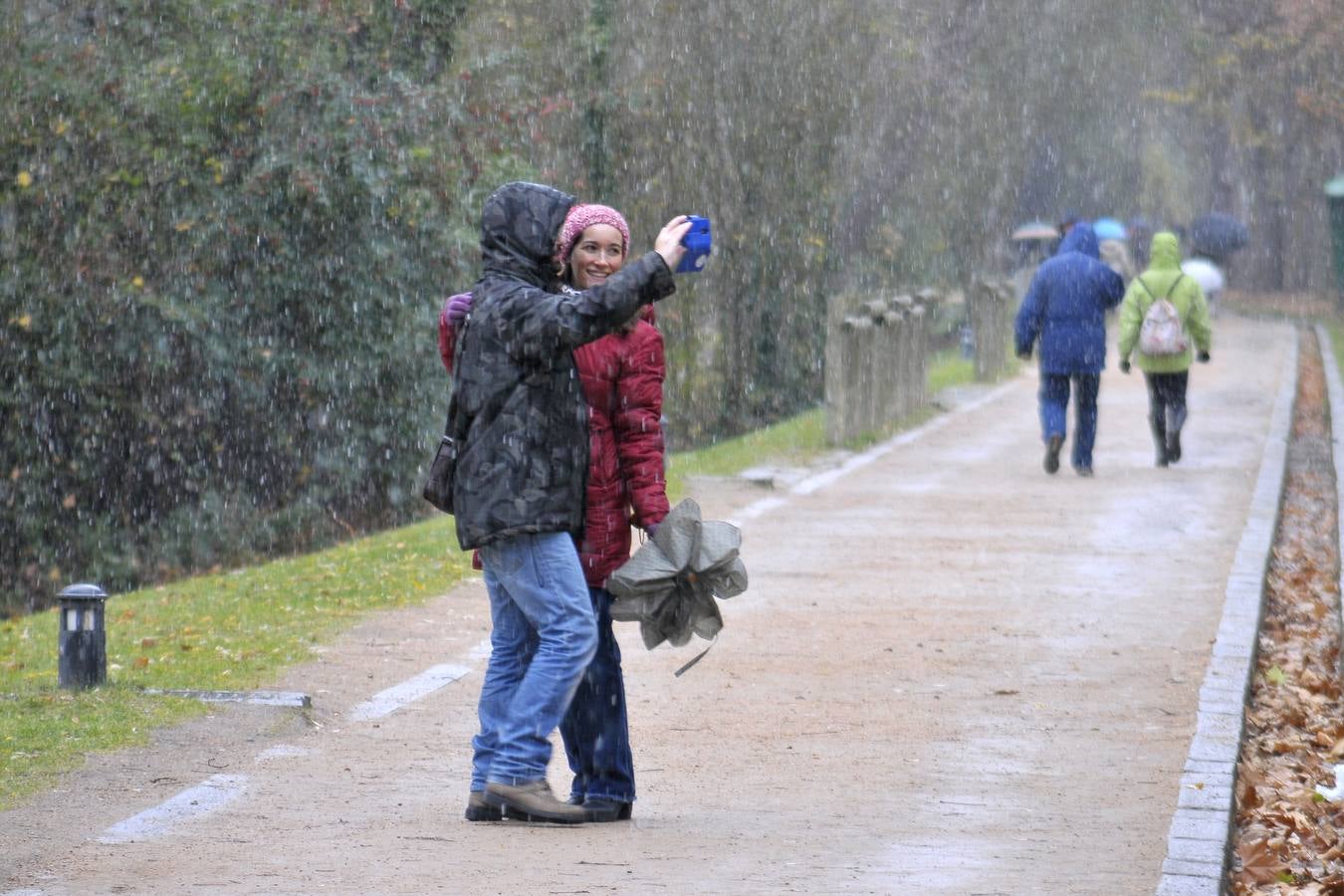 Nieve en Segovia.